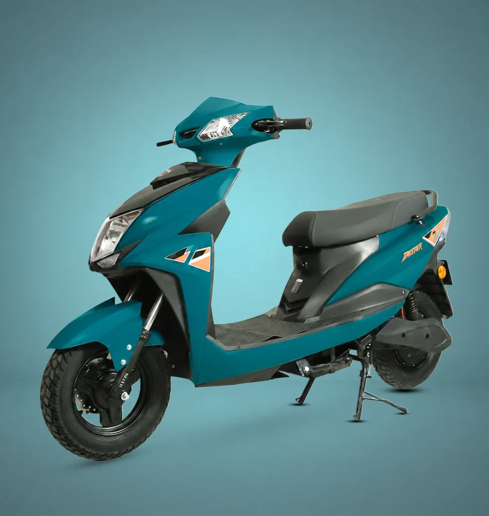 simple EV scooter showroom in Chandigarh