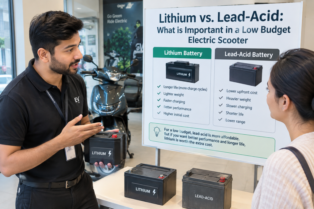 Lithium vs. Lead-Acid: What is Important in a Low Budget Electric Scooter