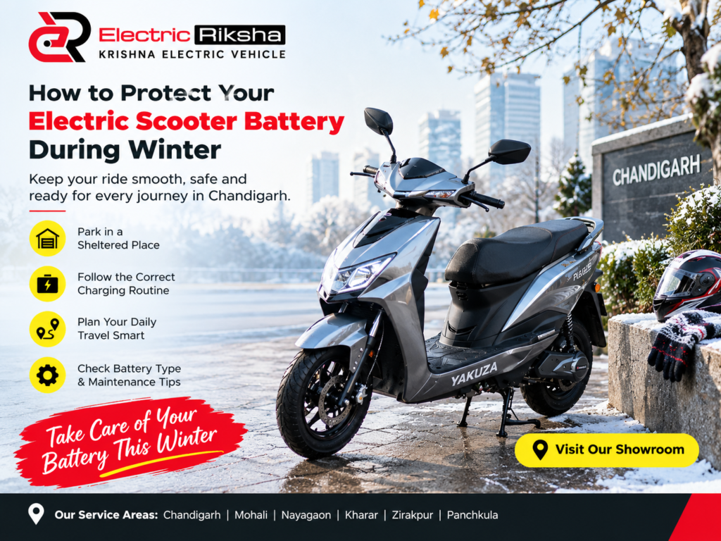 How to Protect an Electric Scooter Battery During Winter in Chandigarh